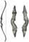 Obert Black Hunter 60 Zoll Profi Bogenschießen Takedown Recurvebogen Set 20-68lbs Rechtshand Holzbogengriff Jagdbogen für Erwachsene Sportbogen