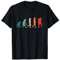 Hockey Spieler Eishockey Evolution Retro Geschenk T-Shirt