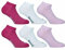 Lonsdale Sneaker 6 Paia di calzini alla caviglia, ottima qualità di cotone (Rosa Mix, 35-38)