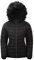 Dare 2b Damen Glamorize II Veste de ski isolante, imperméable respirante Avec Capuche détachable et Jupe par-Neige wasserdichte isolierte Jacken, Schwarz, FR : S (Taille Fabricant : 10)