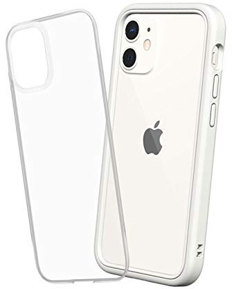 RhinoShield Modulares Case kompatibel mit [iPhone 12 mini] | Mod NX - Anpassbare & stoßdämpfende Schutzhülle im schlanken Design - 3.5 Meter Fallschutz - Weiß