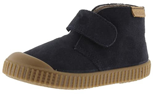 victoria Stiefeletten Unisex 1915 Safari Spaltleder & Klettverschluss 1366146 für Kinder Marino 27