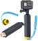 Digicharge Mango Flotante Agarre Impermeable Empuñadura Para GoPro Hero12 Hero11 Hero10 Hero 12 11 10 9, DJI OSMO Action 3, Insta360 One Akaso Cámara de Acción Deportiva Grip de Mano Flotador Amarilla