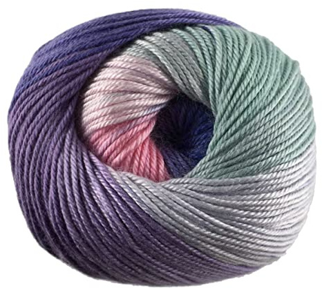 Papatya Sundae Rainbow Multicoloured 100% Microfibre Acrylic 100g 4 Ply (S12)
