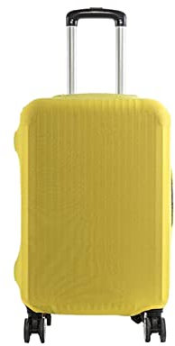 YKKJ Housse Protection Valise,Housse De Protection pour Bagages,Housse de Protection de Valise de VoyageConvient pour 18-20 Pouces(Jaune S).