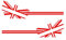 Union Jack Flag Door Side Stripe Aufkleber Aufkleber, Passend Für Mini Cooper R56 F56 R50 R53 R55 R57 R58 R59 R60 R61 F55 F60 F54 (red)