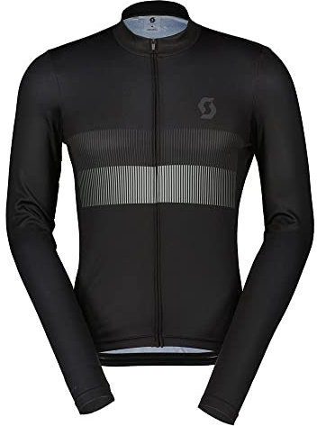 Scott RC Team 10 Fahrrad Trikot lang schwarz/grau 2024: Größe: XL (54/56)