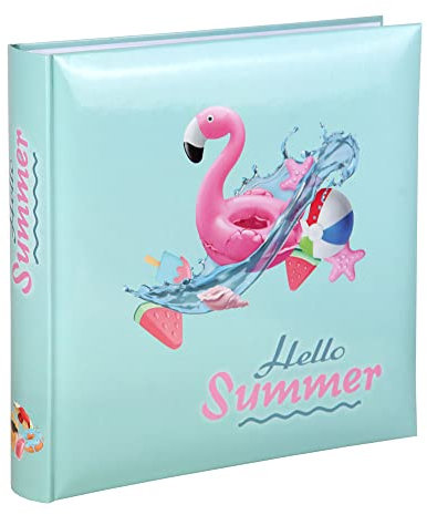 Hello Summer Fotoalbum 30x30 cm 100 weiße Seiten Urlaub Foto Album Fotobuch