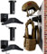 OneTigris Porte-Casque Moto Mural – Support Casque Moto pour Gilet Tactique, Accessoires Moto Robustesse & Gain de Place