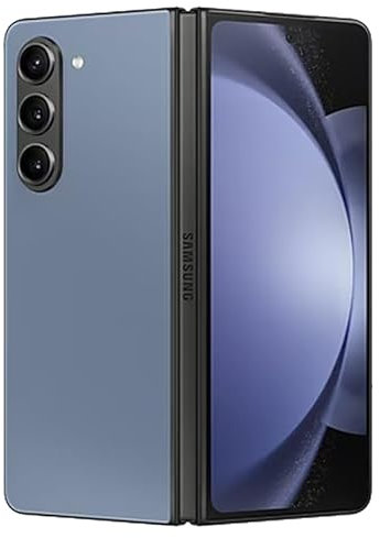 Samsung Galaxy Z Fold5 5G Dual SIM, 7.6/6.2 Unlocked Smartphone (512 GB ROM + 12GB RAM, Blue), SM-F946B (Reacondicionado)