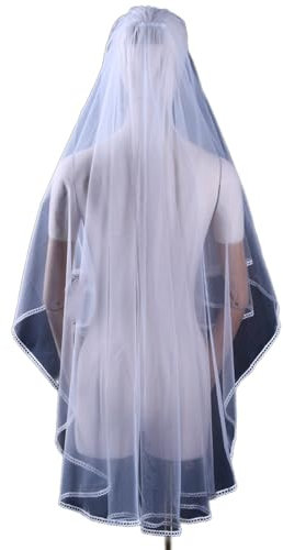 churuso Brautschleier Für Damen Spitze Tüll Mit Kamm Junggesellenabschied Junggesellinnenabschied Junggesellinnenabschied Hochzeitsschleier Mit Kamm Brautschleier Kurz