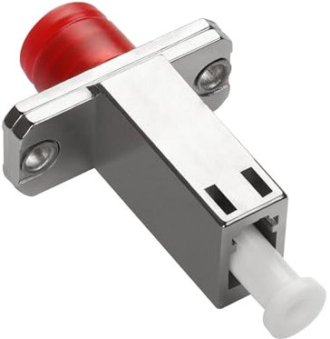 QIANRENON LC/UPC Femelle vers FC/UPC Femelle Fibre Hybride Adaptateur SM 9/125μm LC Prise vers FC Prise Fibre Optique Simplex Coupleur Connecteur, pour étendre Convert LC-SC Patchtail FTTH