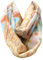 Generisch Tuch Loopschal Loop Schal Halstuch Schals Rundschal Schlauchschal Damenschal Leo Leopard Muster (Braun-Beige)