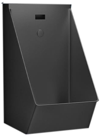 304 Edelstahl-Urinale, Bar-Ktv-Toiletten-Induktions-Urinal, wandmontierte Herren-Urinale geeignet, Urinal-Wandmontage, für Badezimmer, Einkaufszentrum und Bar,Black
