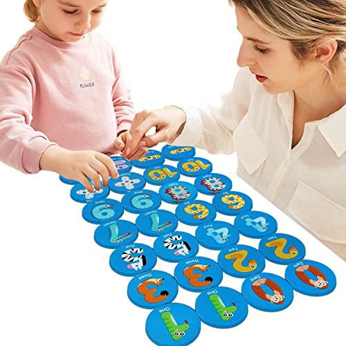 Memory-Spiel aus Holz, Assoziationsspiel für Gedächtnis, Brettspiele für Kleinkinder, Lernspielzeug zum Lernen, Gesellschaftsspiel zur Gedächtnisanpassung