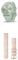 Garmin vívomove Sport, Hybrid Smartwatch with up to 5 days battery life, Cool Mint & Quick Release Band (20 mm) - Blush Pink with Light Gold