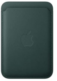 Apple Porte‑Cartes en Tissage Fin pour iPhone avec MagSafe - Vert foncé 