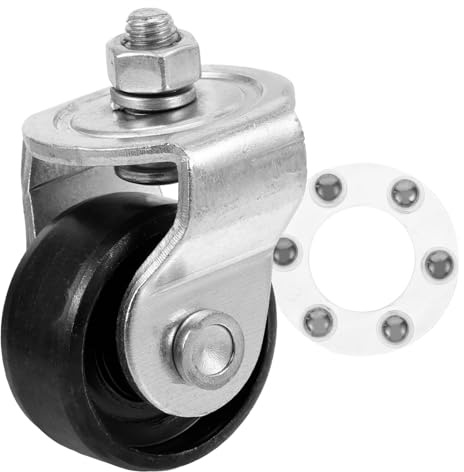 JECOMPRIS 2-ton Hydraulic Floor Jack Wheel Replacement for Trolley Jack Heavy Duty Front Caster for Floor Repair and Trailer Accessories