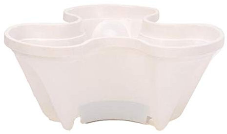 Wdfnexalai Maceta de fresas multicapa tridimensional, color blanco