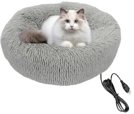 USB Charging Dog Bed - Heated Dog Bed, Heating Pads for Pets | Dog Heating Pad with Soft Cushioning, Soft Comfortable Cat Bed, Charging
