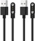 Chargeur de montre intelligente universel, câble USB chargeur Smartwatch 2 broches, espacement de sonde de 2,84 mm, compatible de 2,5 à 3 mm, 60 cm (paramagnétique et diamagnétique)