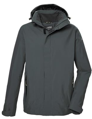 Killtec Herren Kos 87 Mn Jckt Funktionsjacke/Outdoorjacke mit abzippbarer Kapuze