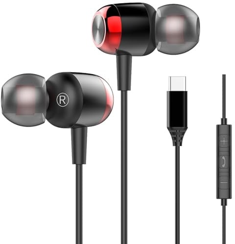 Kopfhörer mit Kabel USB C Headset In Ear Ohrhörer mit Kabel für Samsung A17