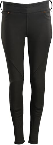 RIDING CULTURE Damen Motorrad Leggings, schwarz, XL/32