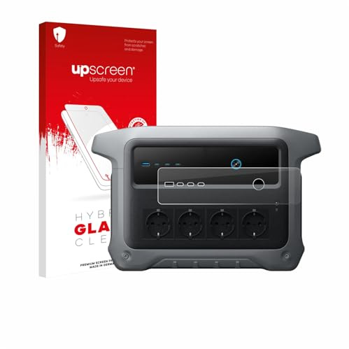 upscreen Schutzglas für Anker SOLIX C1000 Gen 2 | Transparenter Displayschutz Made in Germany Klare 9H Schutzfolie Glas-Folie Montage-Set Anti-Fingerprint