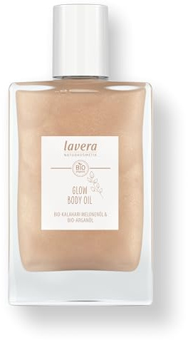 lavera Glow Body Oil Körperöl mit Kalahari-Melonenöl & Arganöl | Naturkosmetik, für geschmeidige, gepflegte Haut & natürlichen Glow, leichte Textur