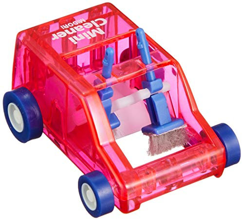 Midori Desktop Mini Cleaner und Staubfeger, Pink Transparent (65612006)