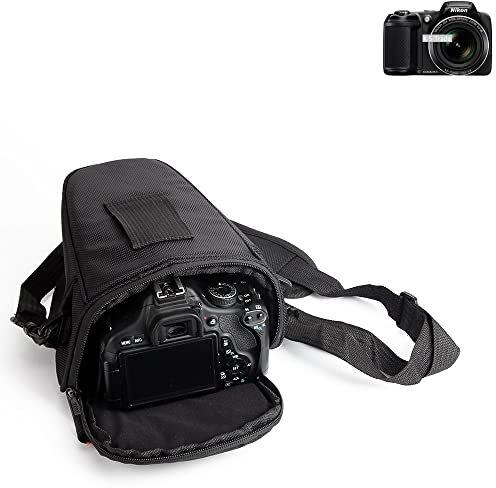 K-S-Trade Custodia Per Nikon Coolpix L340 Custodia Compatibile Con Nikon Coolpix L340 Anti-shock Compatibile Con Macchine Fotografiche Impermeabile Sacchetto Compatibile Con Fotocamere SLR DSLR Reflex
