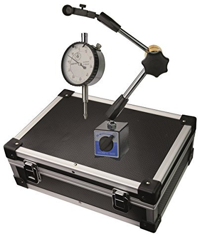 CNC QUALITÄT Messstativ - Magnetständer mit Magnetfuß und Messuhr im Satz - Länge 340 mm