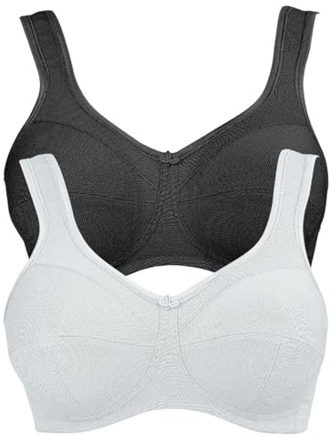 Anita 2er Sparpack Entlastungs BH JANA 5427 Gr. 90F in 1xschwarz 1xweiß