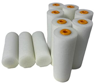 20x Farbwalze Schaumrolle 10cm Walzen Farbrollen Farbschaumwalze
