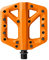 CRANKBROTHERS Unisex – Erwachsene CRANKBROT-Pedale. Stempel 1 KLEINE ORANGE