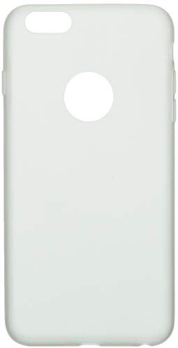Schutzhülle aus Silikon für iPhone 6/6S Plus, Apple matt, ultradünn, Schutz Gel, weich (weiß)