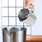Pot à lait, mousseur à main en acier inoxydable de 350 ml, crémier à café mousseur à lait tasse avec marque de mesure, pot à lait parfait pour l'espresso cappuccino barista