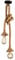 Vecys Double Heads Hanf Seil Pendelleuchte, Vintage Seil Lampen Hanf Seil Seil Lampe für Cafe Restaurant Bar etc (200CM)