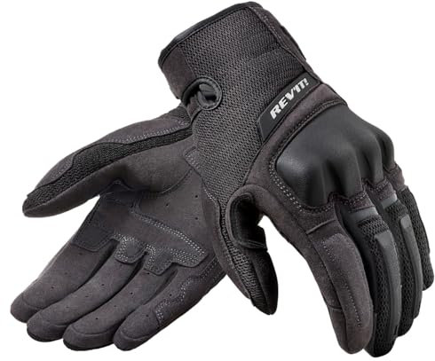 REV'IT! Motorradhandschuhe kurz Motorrad Handschuh Volcano Handschuh schwarz XXL, Herren, Tourer, Ganzjährig, Textil