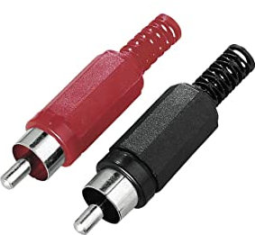 Hama Cinch-stekker Soldeerbaar 2 St.