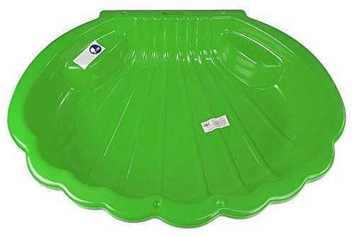Lean Toys Sandbox Muschel Grün 2075