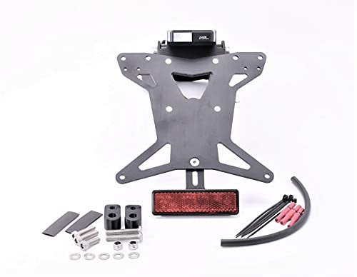 MG Biketec Kurzes Heck - Kennzeichenträger - Kennzeichenhalter geeignet für Aprilia RS 660 / Tuono 660 ab 2021 (172x167mm)