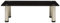 Gecheer Mobile Porta TV Nero 60x35x17 cm, Mobile Porta TV in Vetro Temperato, Porta TV Trasparente Supporto TV Tavolino da Salotto Vetro, Tavolo da Soggiorno Moderno