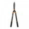 R.G. Heckenschere Hand Gartenschere Strauchschere Grasschere Astschere Stahl Hecke (Schere Klinge 20cm Länge 60cm), Schwarz/Orange