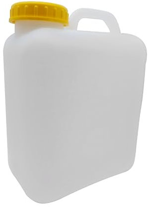 AnSa Weithalskanister 13 16 19 Liter Trinkwasser Camping Kanister | DIN 96 | Premium Wasserkanister | Wohnmobil Camping (19 Liter)