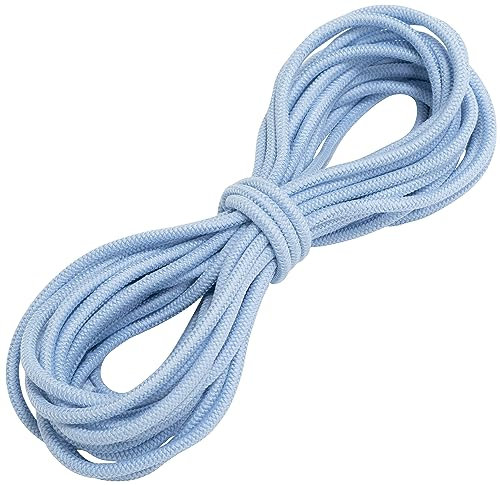 AERZETIX - C67256 - Dekoratives Elastik um rund 5 m - Durchmesser 3 mm - Farbe Babyblau