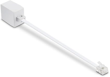 Metronic - Adaptador RJ45-RJ11, 8 contactos dorados RJ45 hembra, 4 contactos dorados RJ11 macho, compatible con Livebox, Freebox, Bouygues, SFR - 395222