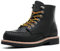 SL-Saint Herren Arbeitsstiefel Weiche Moc Toe Klassische Knöchel Mode Casual 6‘’ Keilsohle Schuhe (Schwarz Absätze, Erwachsene, Herren, 45, Numerisch, EU Schuhgrößensystem, Breit)