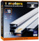 ClarivantiLED 1m×10 Profilé Aluminium LED Rail avec Diffuseur Goulotte et Profile Alu pour Ruban LED Profilé en U pour Installation Facile Support LED Couvercle Blanc Embouts et Clips Montage